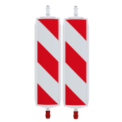 Traffic panel type NOXPLUS | film RA1/A, hatched | on both sides indicating right